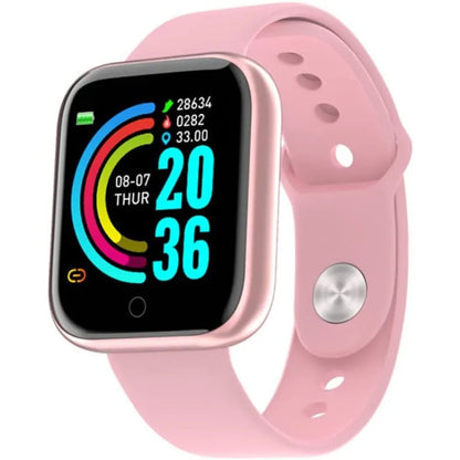 Smartwatch D20 - Relógio Inteligente y68 Esportivo Bluetooth Android/iOS - Com foto Na Tela