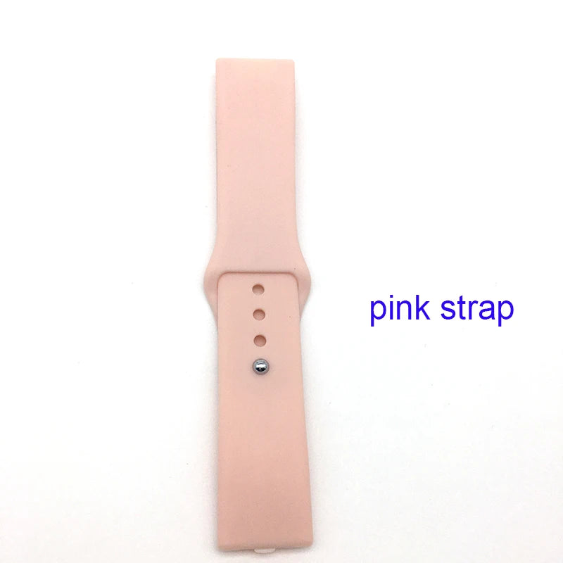 high quality Silicone Strap For Y68 Smart Watch D20 Wrist Strap TPU belt D20 pro Bracelet watchband Replacement Accessories