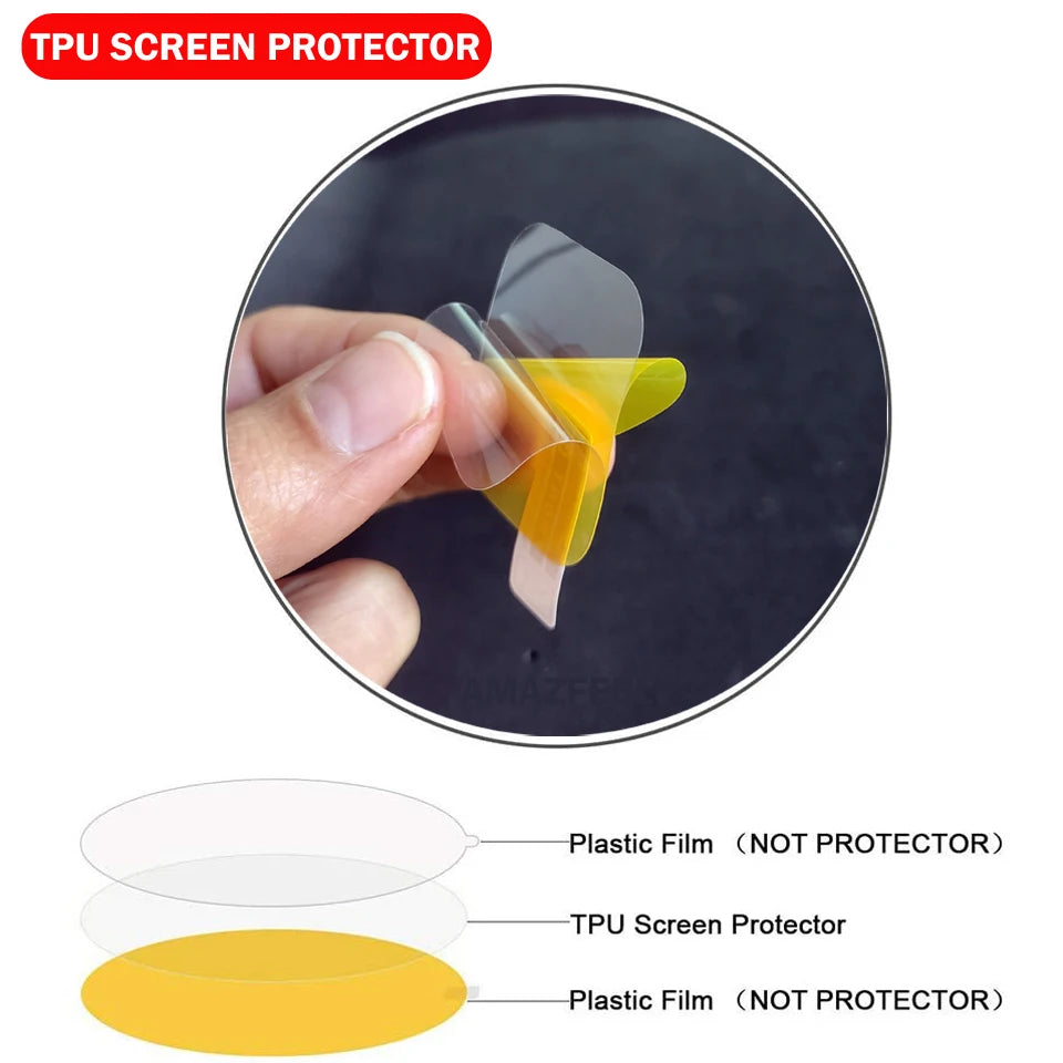 1 Pack TPU Screen Protector Film B57 Y68 D20 Watch Films HD Hydrogel Screen Protective Smartwatch Screen Protective Films